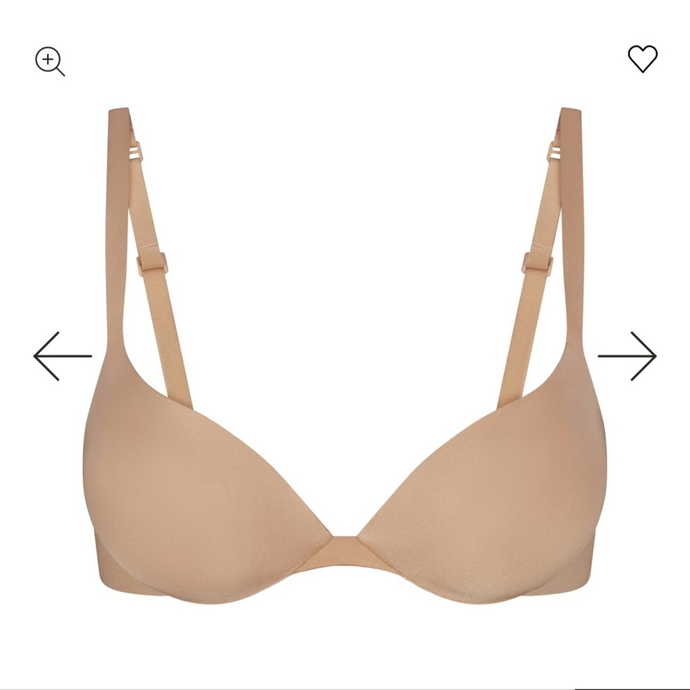 NWT skims ultimate teardrop push up bra 34C clay